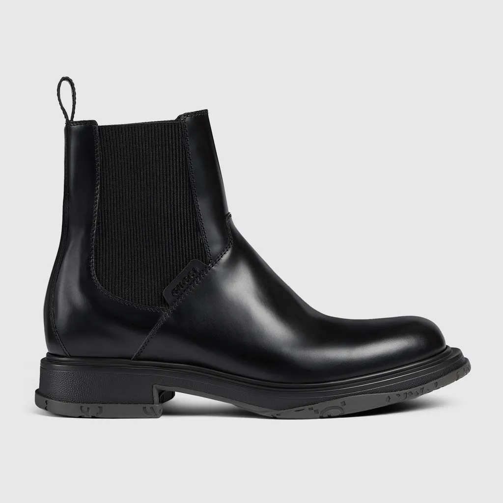 Ankle Boot With Tonal Logo