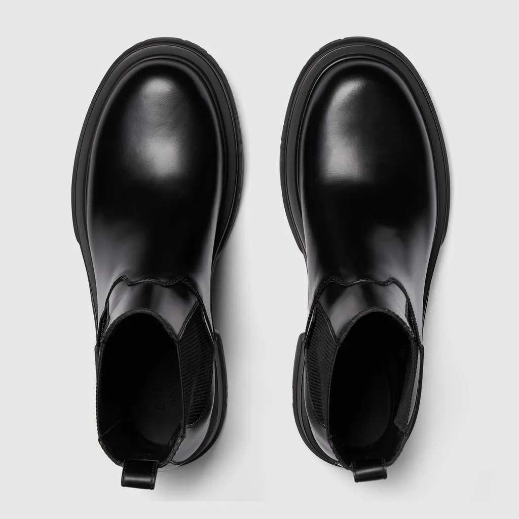 Ankle Boot With Tonal Logo