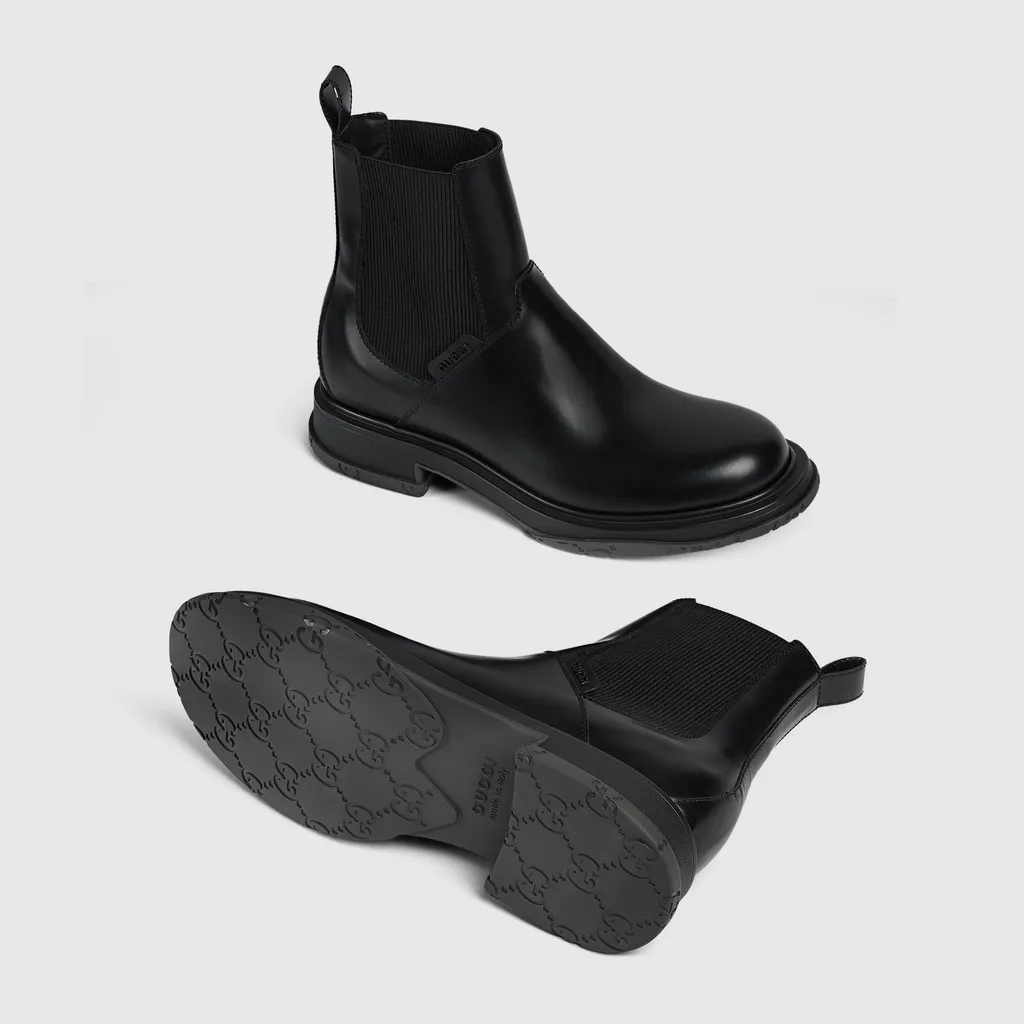 Ankle Boot With Tonal Logo