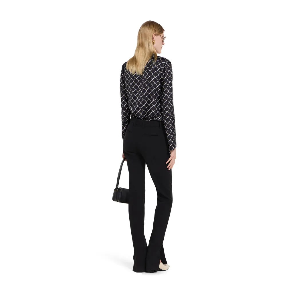 Printed Silk Twill Shirt