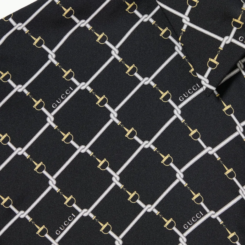 Printed Silk Twill Shirt
