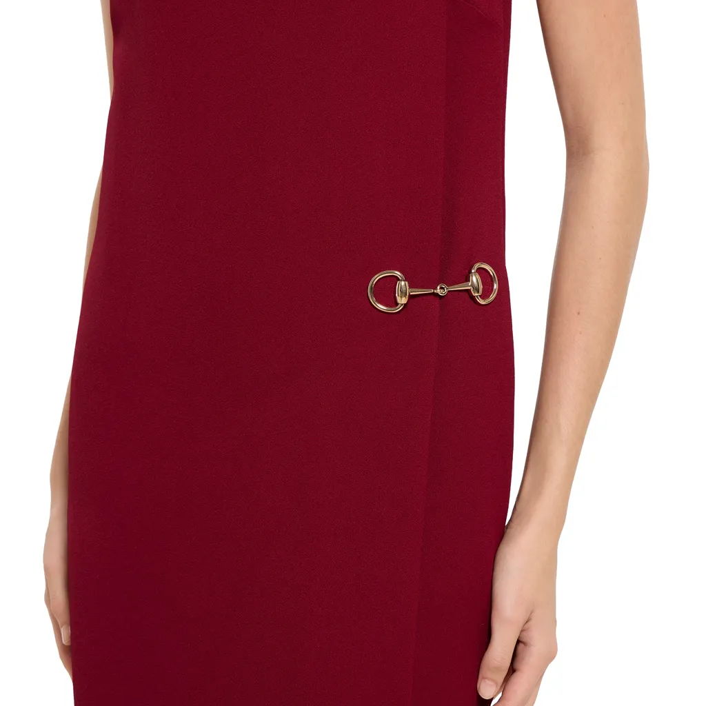 Sablé Dress With Horsebit Detail