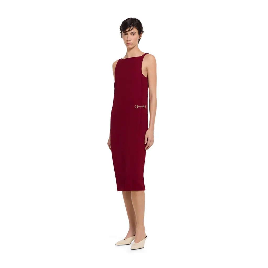 Sablé Dress With Horsebit Detail