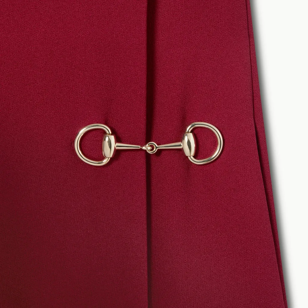Sablé Dress With Horsebit Detail