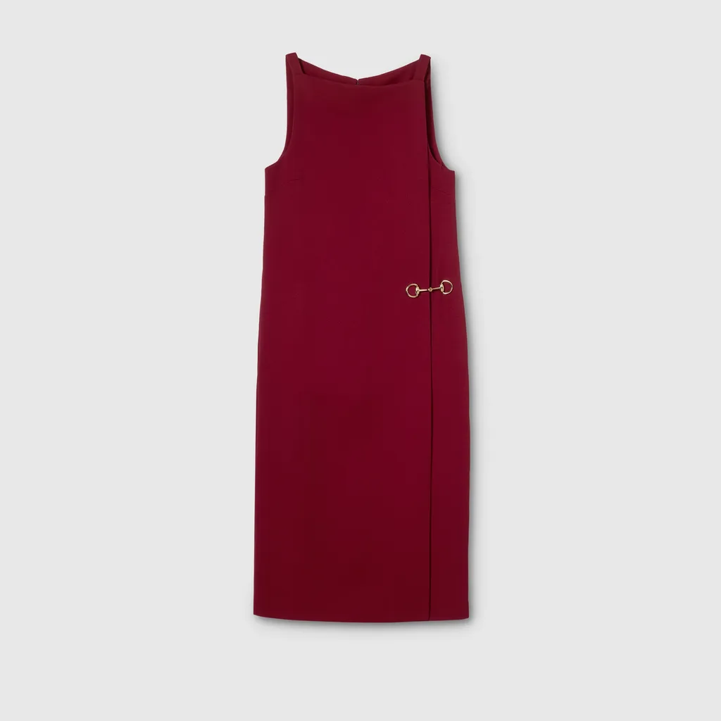 Sablé Dress With Horsebit Detail