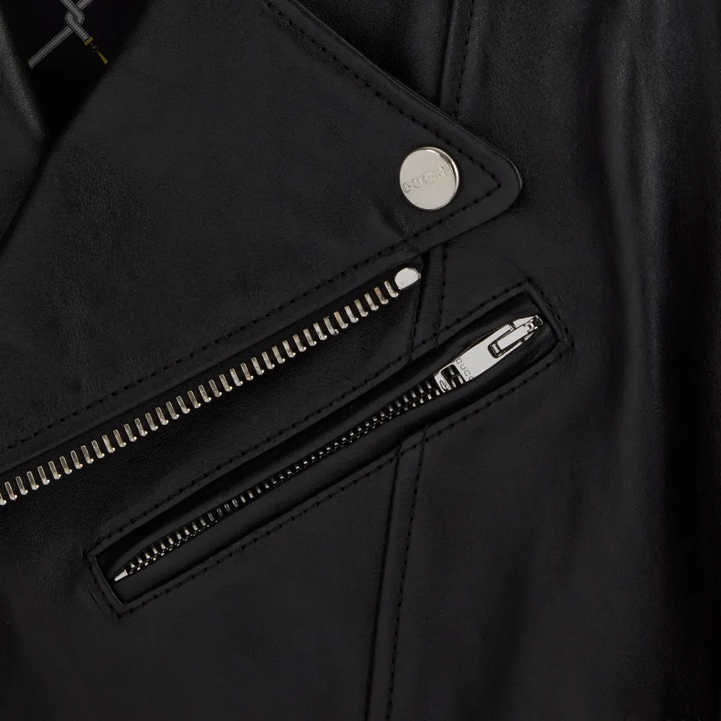 Soft Shiny Leather Jacket