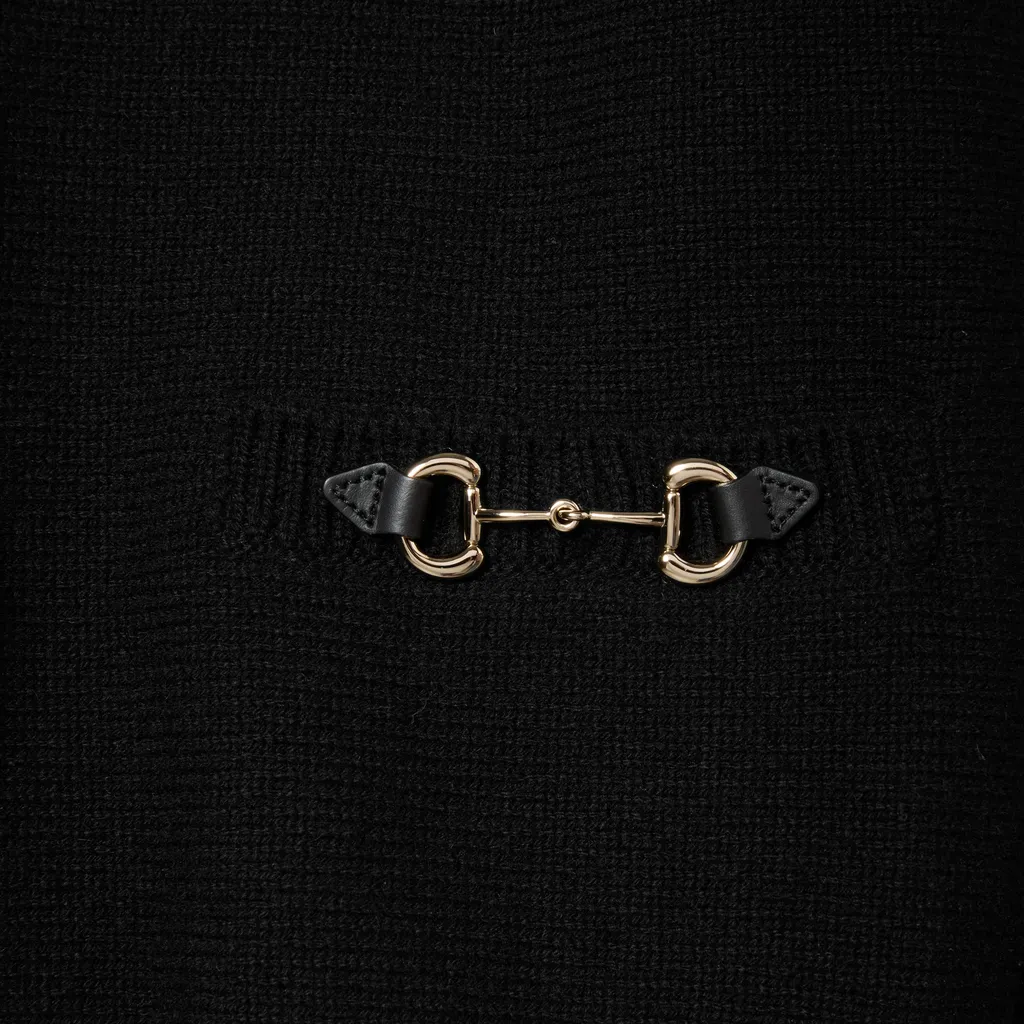 Wool Cashmere Cardigan With Horsebit