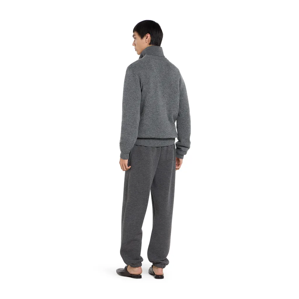 Knit Wool Jumper With Embroidery