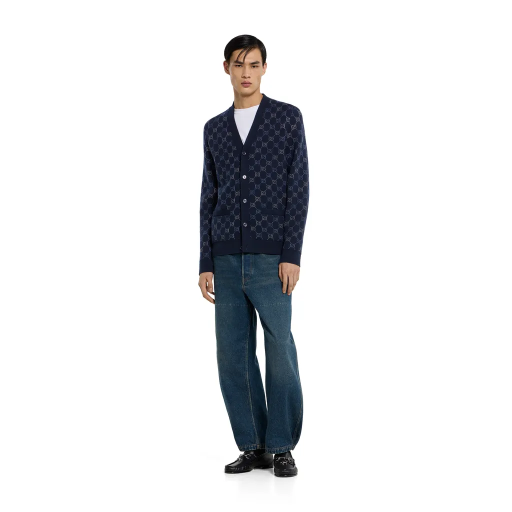 Gg Double Wool Knit Jumper