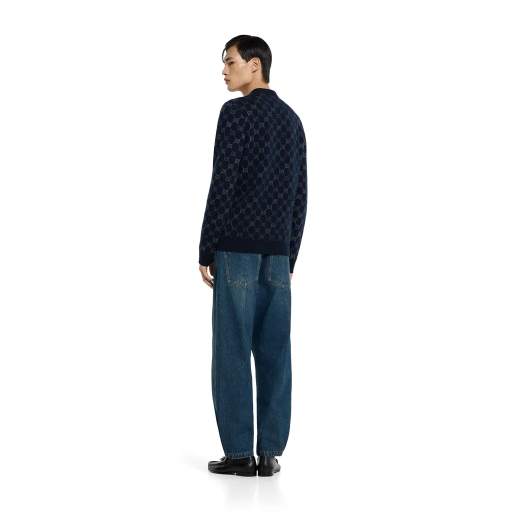 Gg Double Wool Knit Jumper