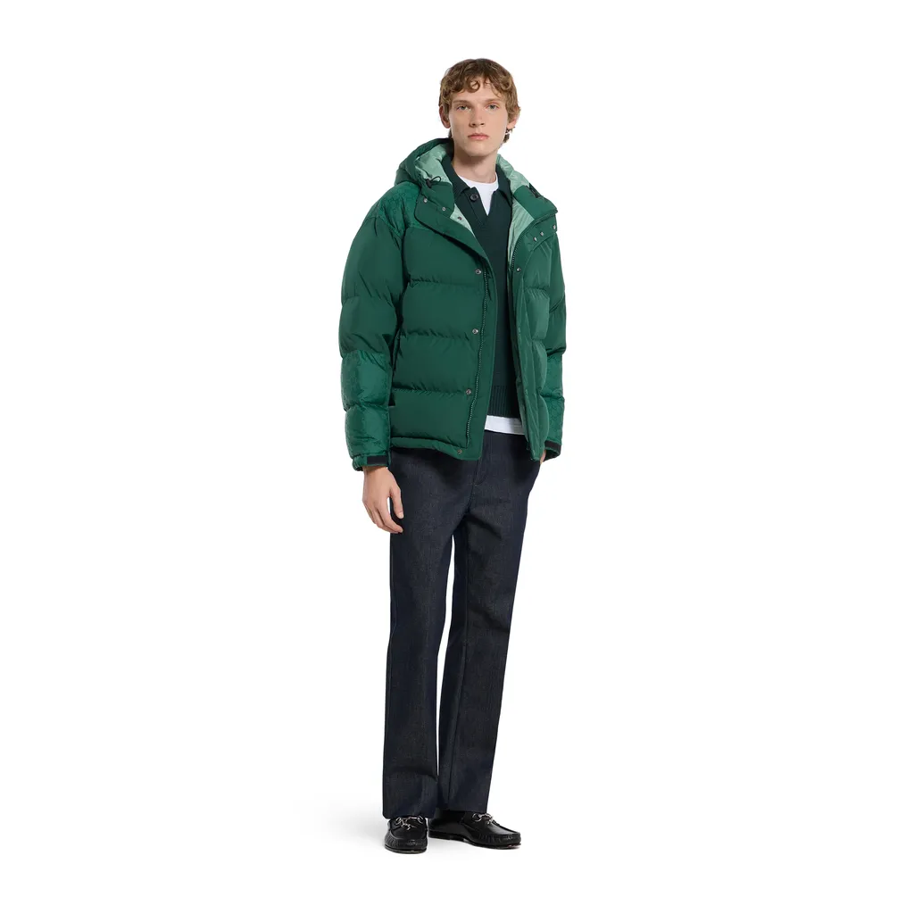 Technical Nylon Twill Padded Jacket