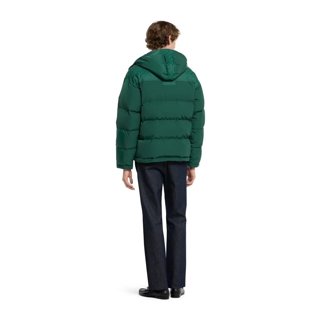 Technical Nylon Twill Padded Jacket