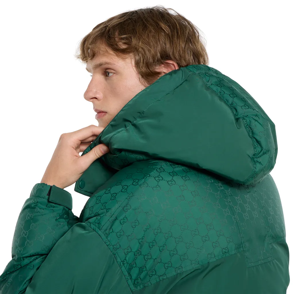 Technical Nylon Twill Padded Jacket