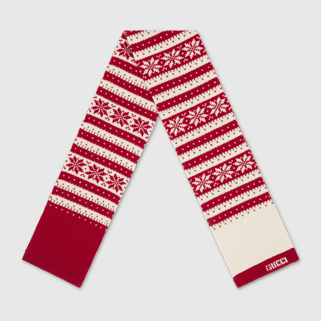 Children's Scarf With Gucci Logo