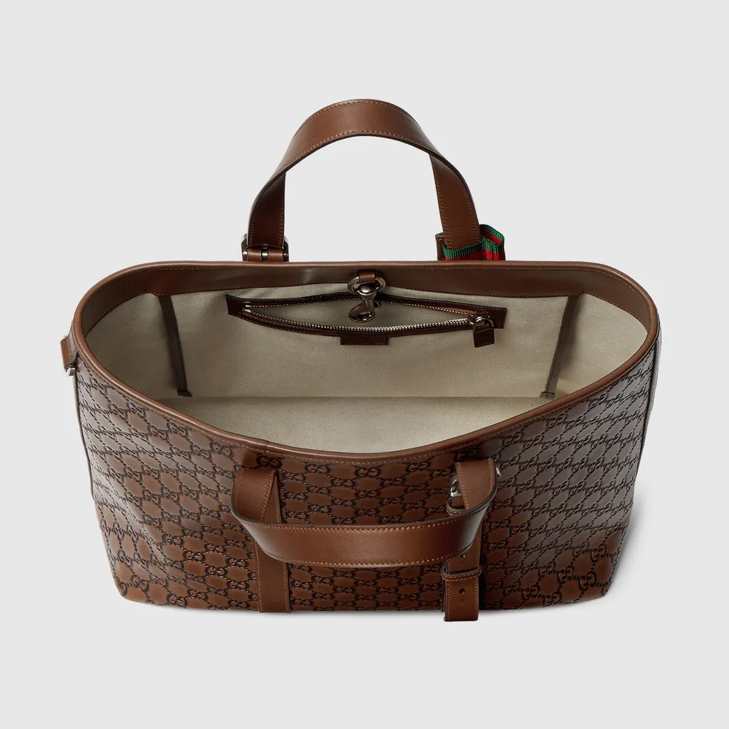 Gg Emblem Large Tote Bag