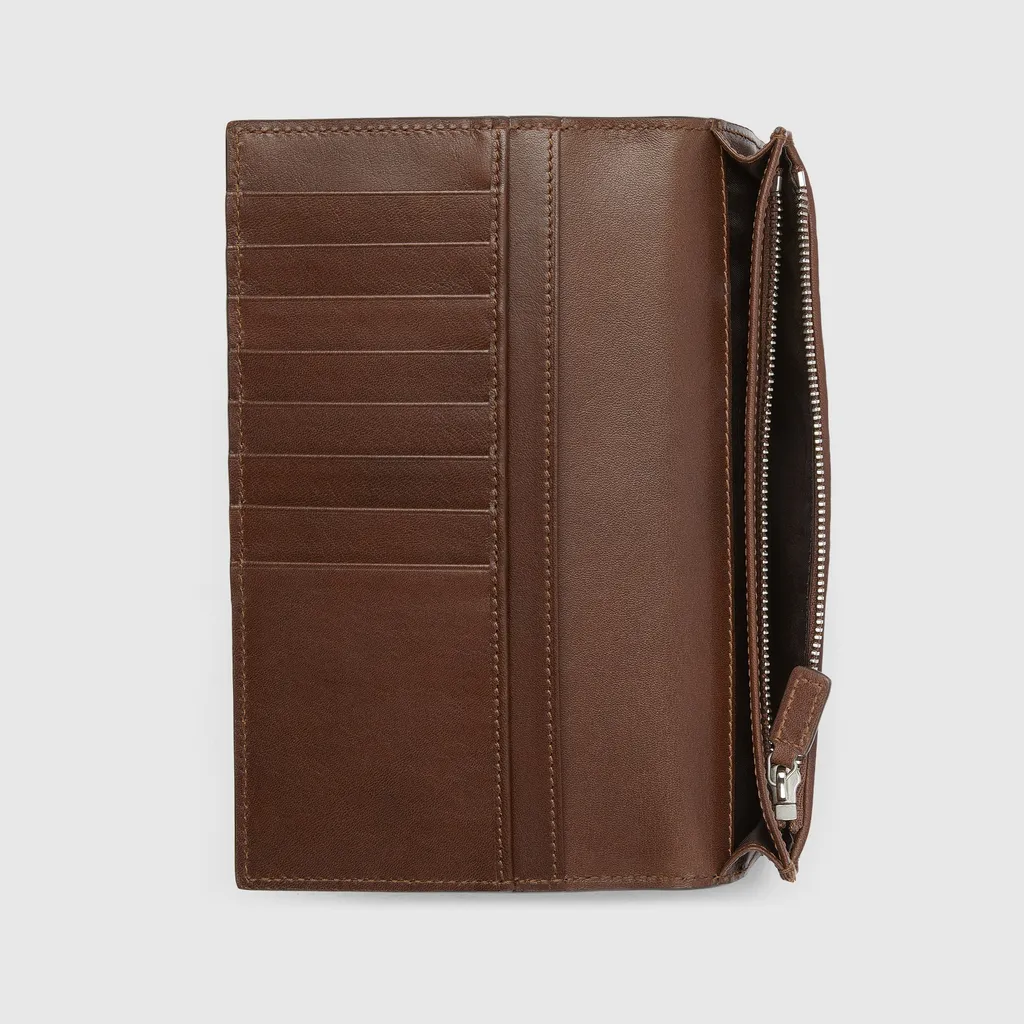 Gg Emblem Long Wallet