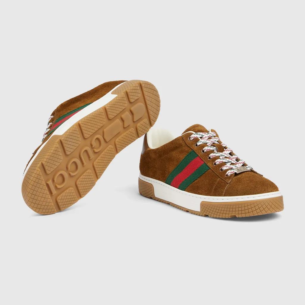Gucci Ace Trainers With Web