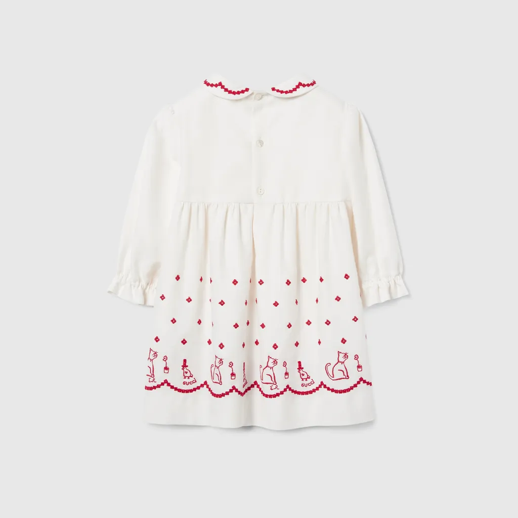 Baby Cotton Wool Blend Dress