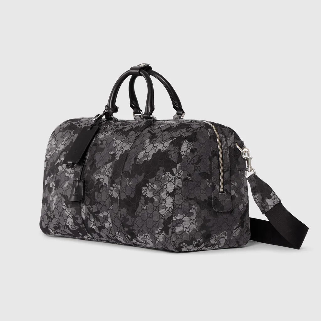 Gg Canvas Large Duffle Bag
