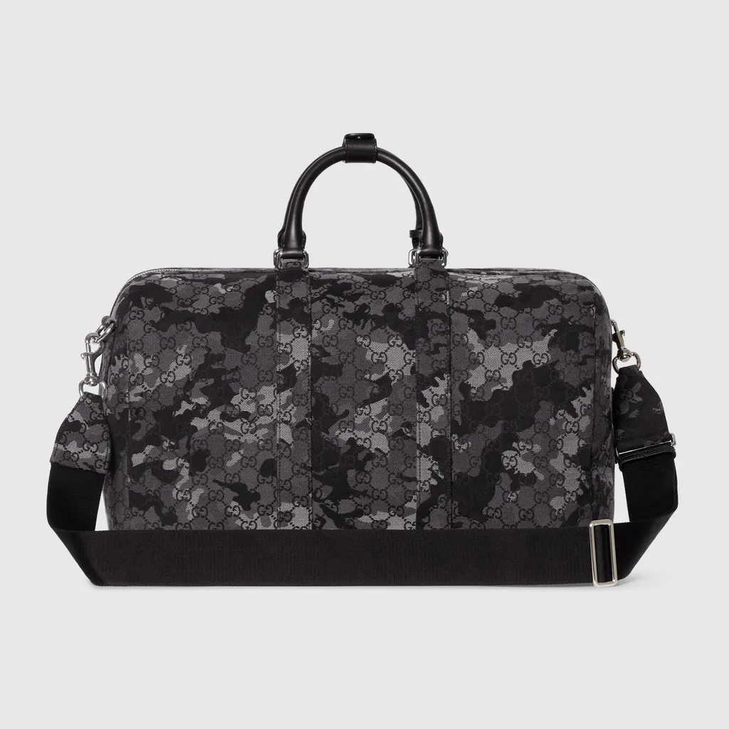 Gg Canvas Large Duffle Bag