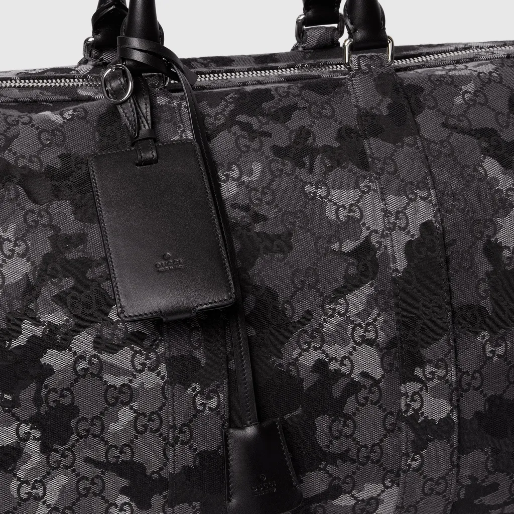 Gg Canvas Large Duffle Bag