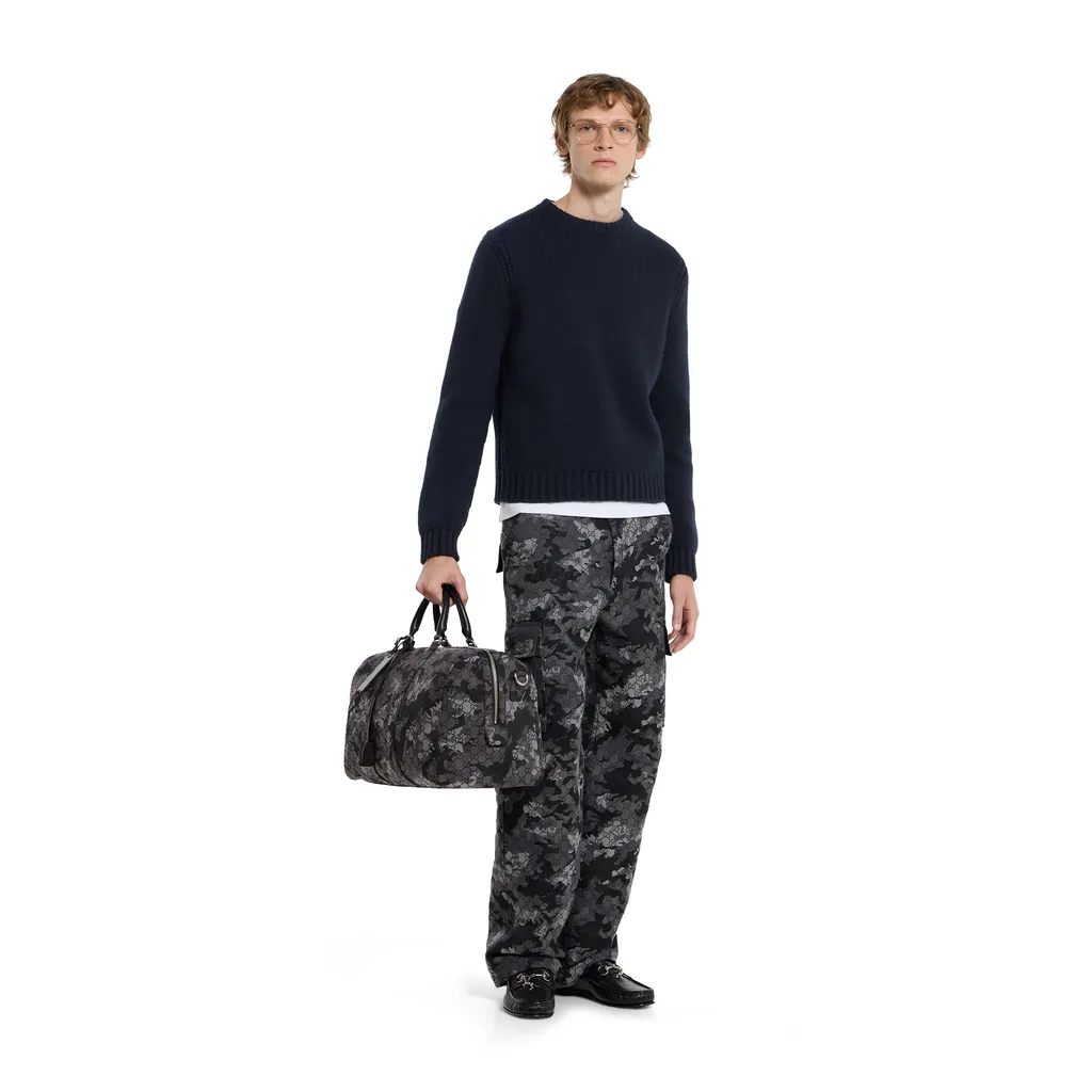Gg Canvas Large Duffle Bag