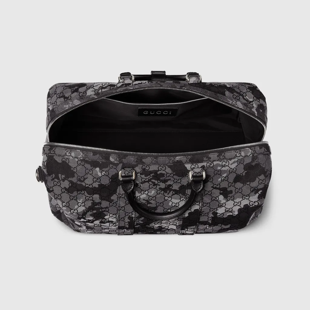 Gg Canvas Large Duffle Bag