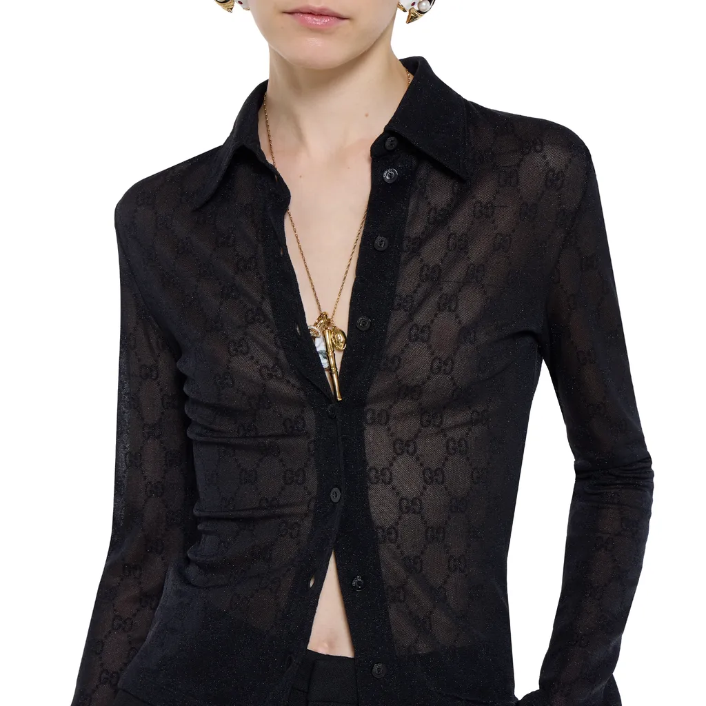 Gg Jersey Jacquard Shirt