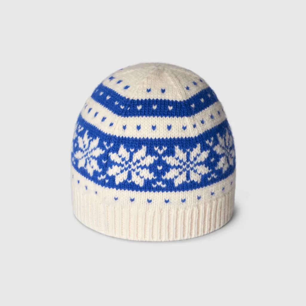 Children's Wool Hat With Gucci Logo