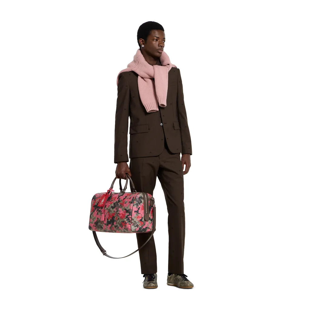 Gg Houndstooth Wool Jacquard Jacket