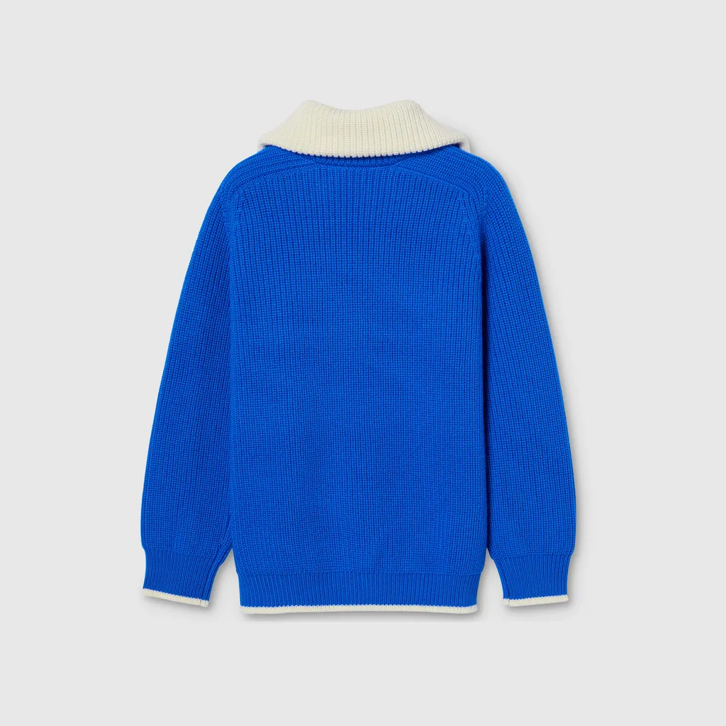 Children's Wool Polo Jumper