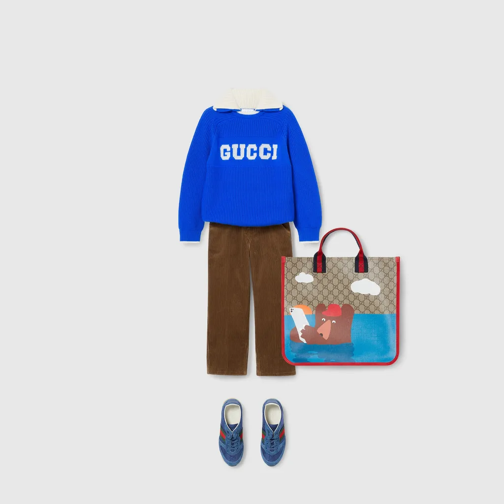 Children's Wool Polo Jumper