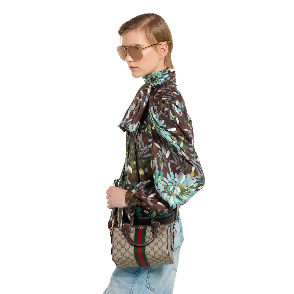 Ophidia Small Boston Bag