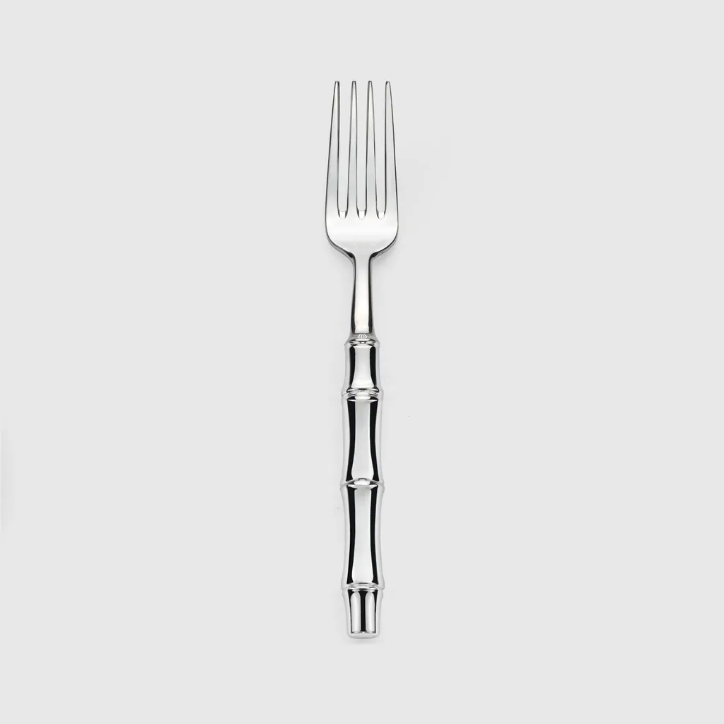 Dessert Forks With Bamboo Motif, Set Of Two
