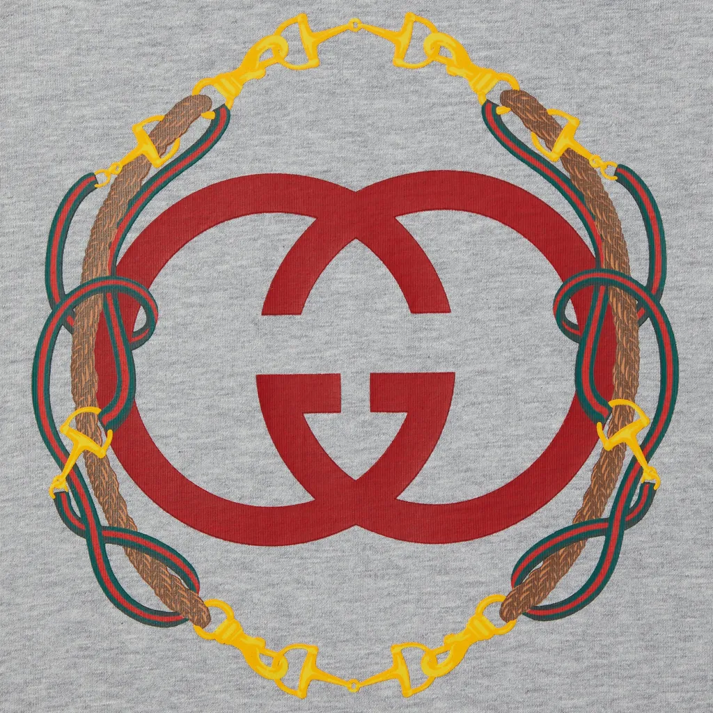 Cotton Jersey T-Shirt With Print