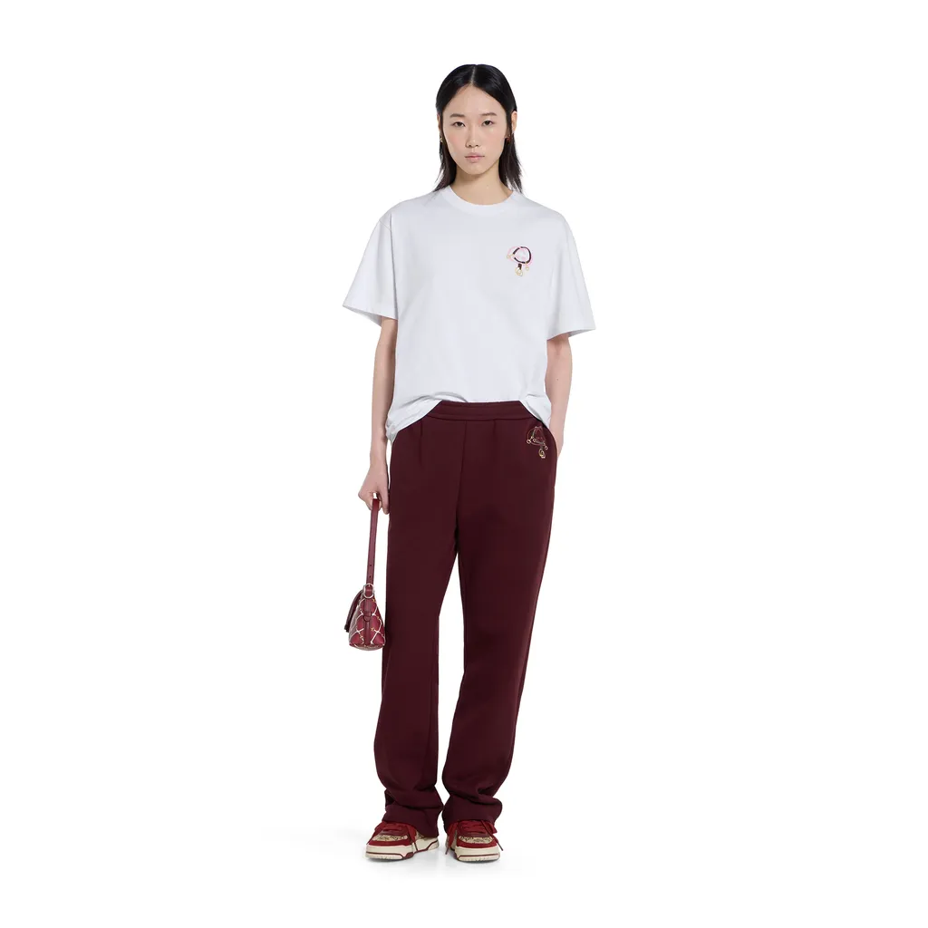 Cotton Jersey T-Shirt With Embroidery