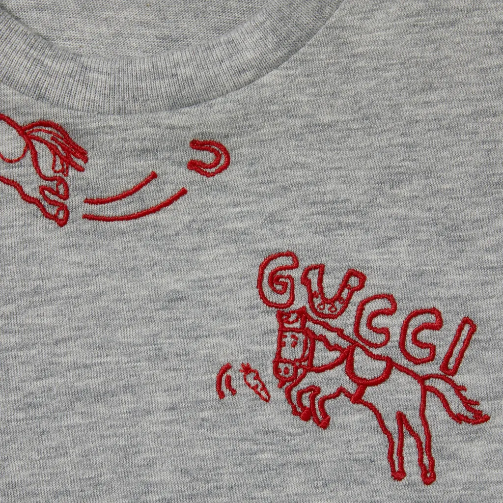 Baby Cotton T-Shirt With Embroidery