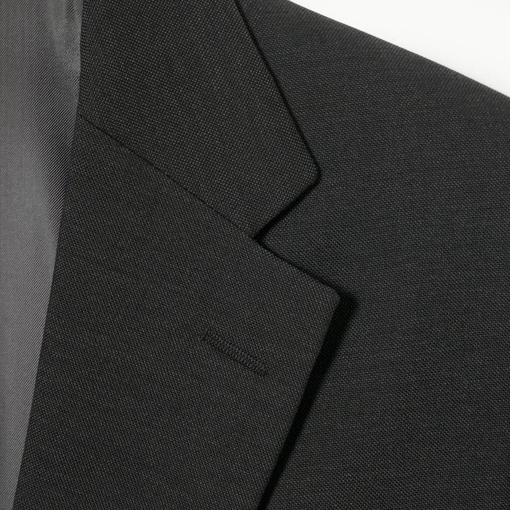 Single-Breasted Selvedge Wool Jacket