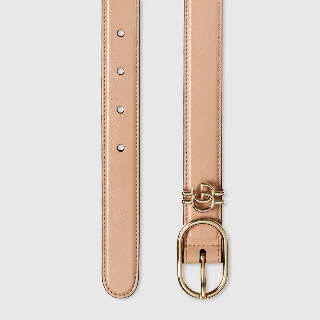 Belt With Oval Buckle