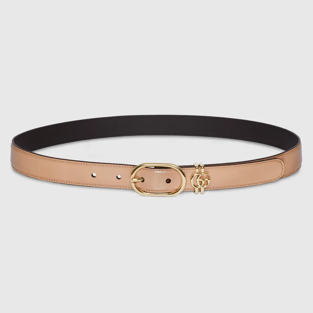 Belt With Oval Buckle