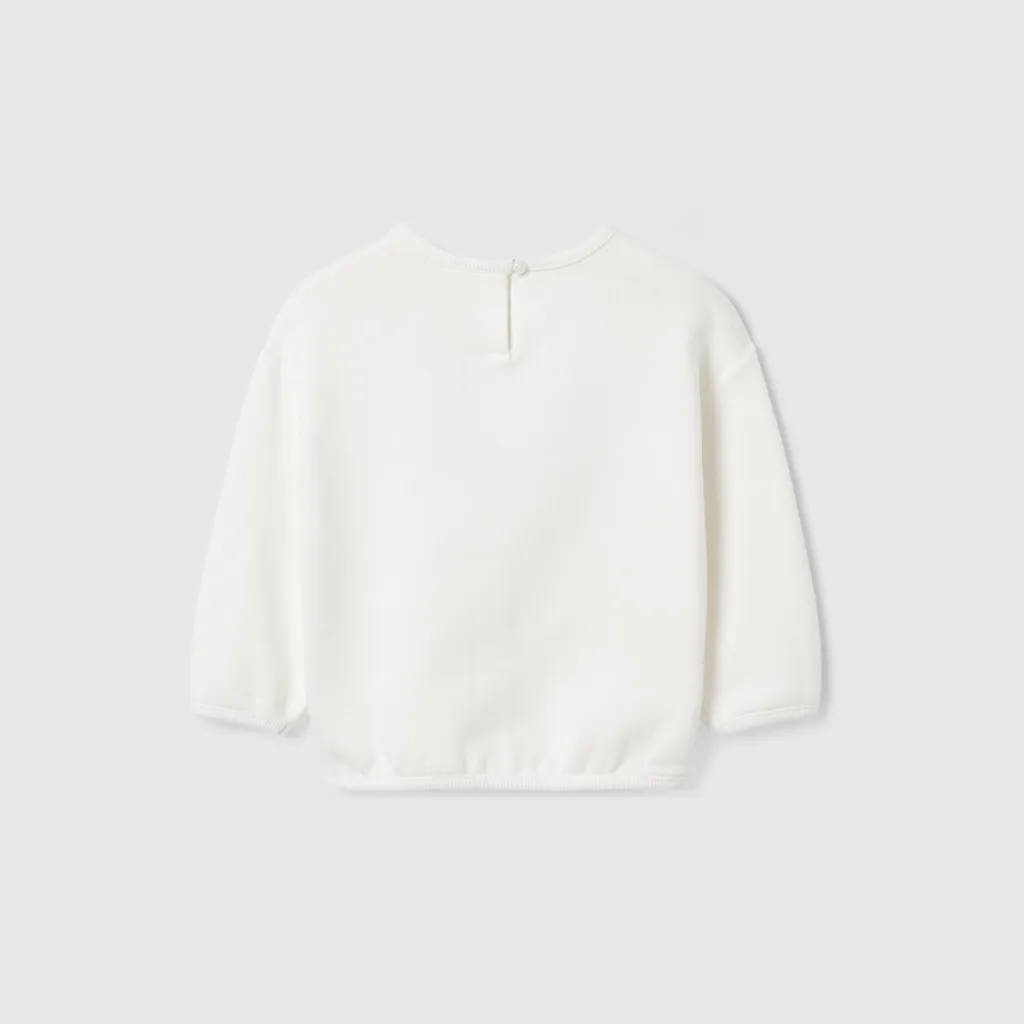 Baby Cotton Sweatshirt With Print