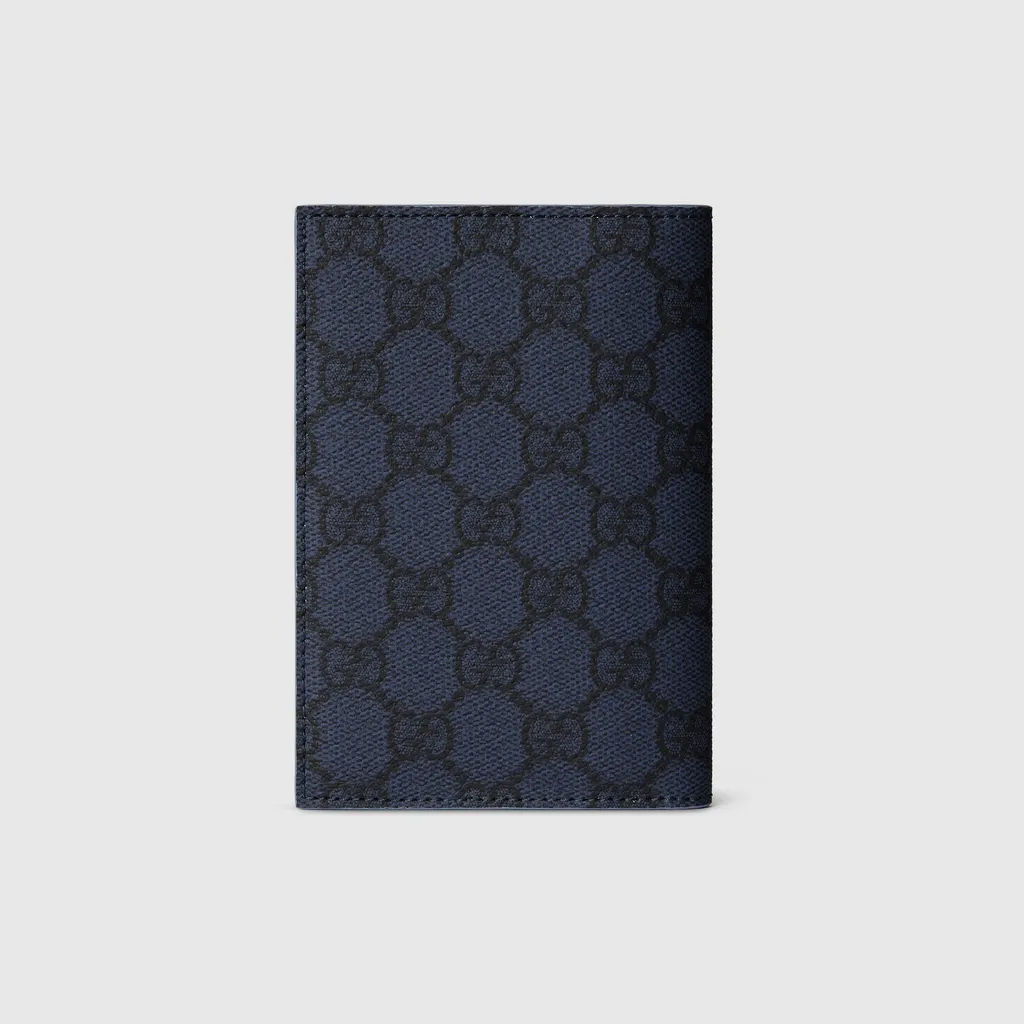 Blue Interior Gg Passport Case