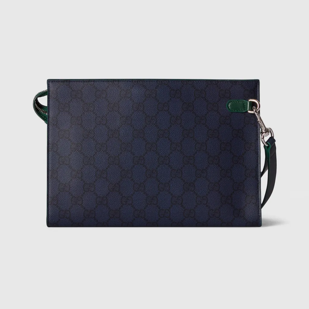 Green Trim Small Pouch