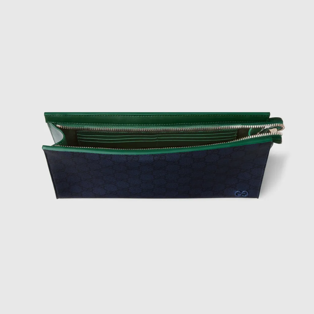 Green Trim Small Pouch