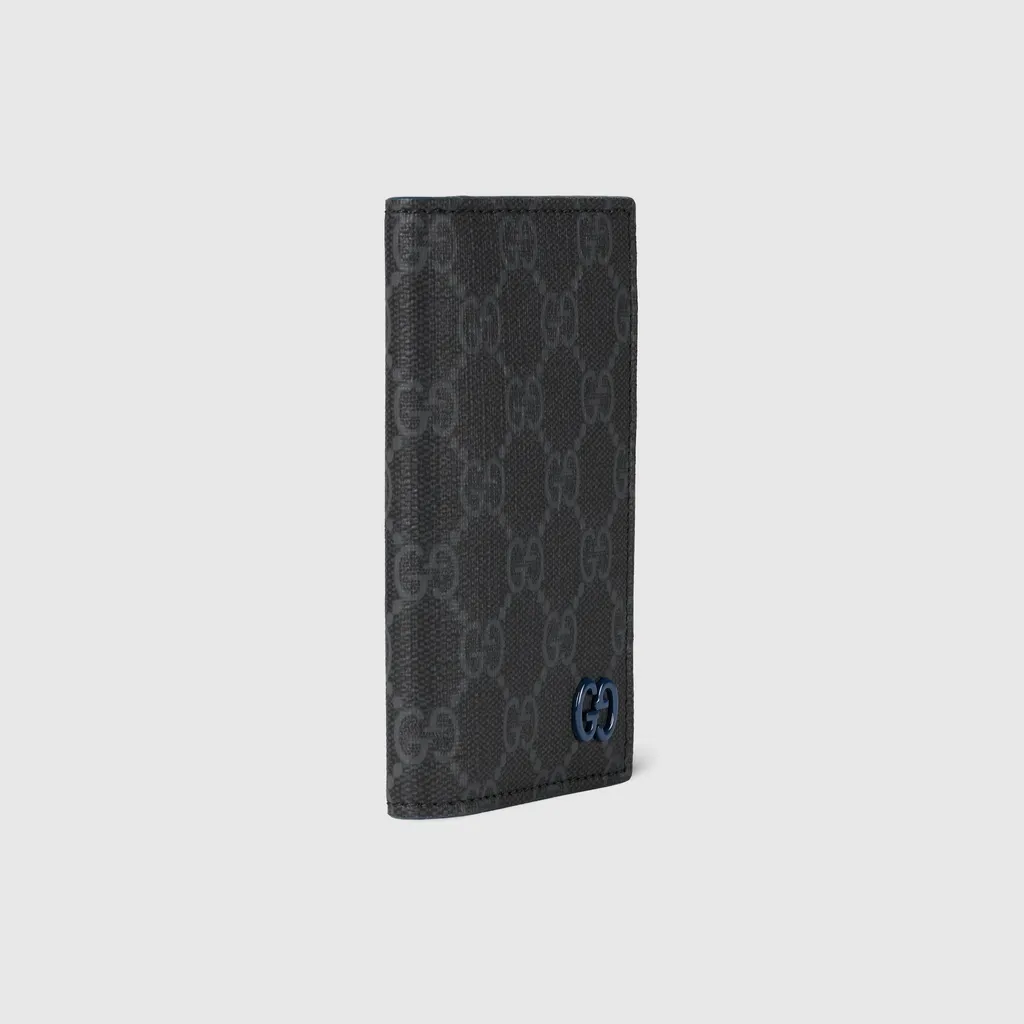 Blue Interior Gg Long Card Case