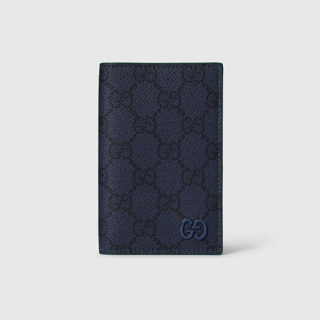 Green Interior Gg Long Card Case