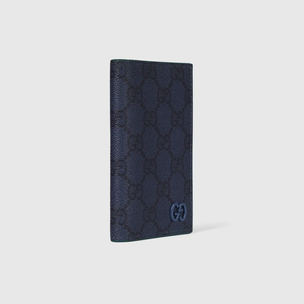 Green Interior Gg Long Card Case