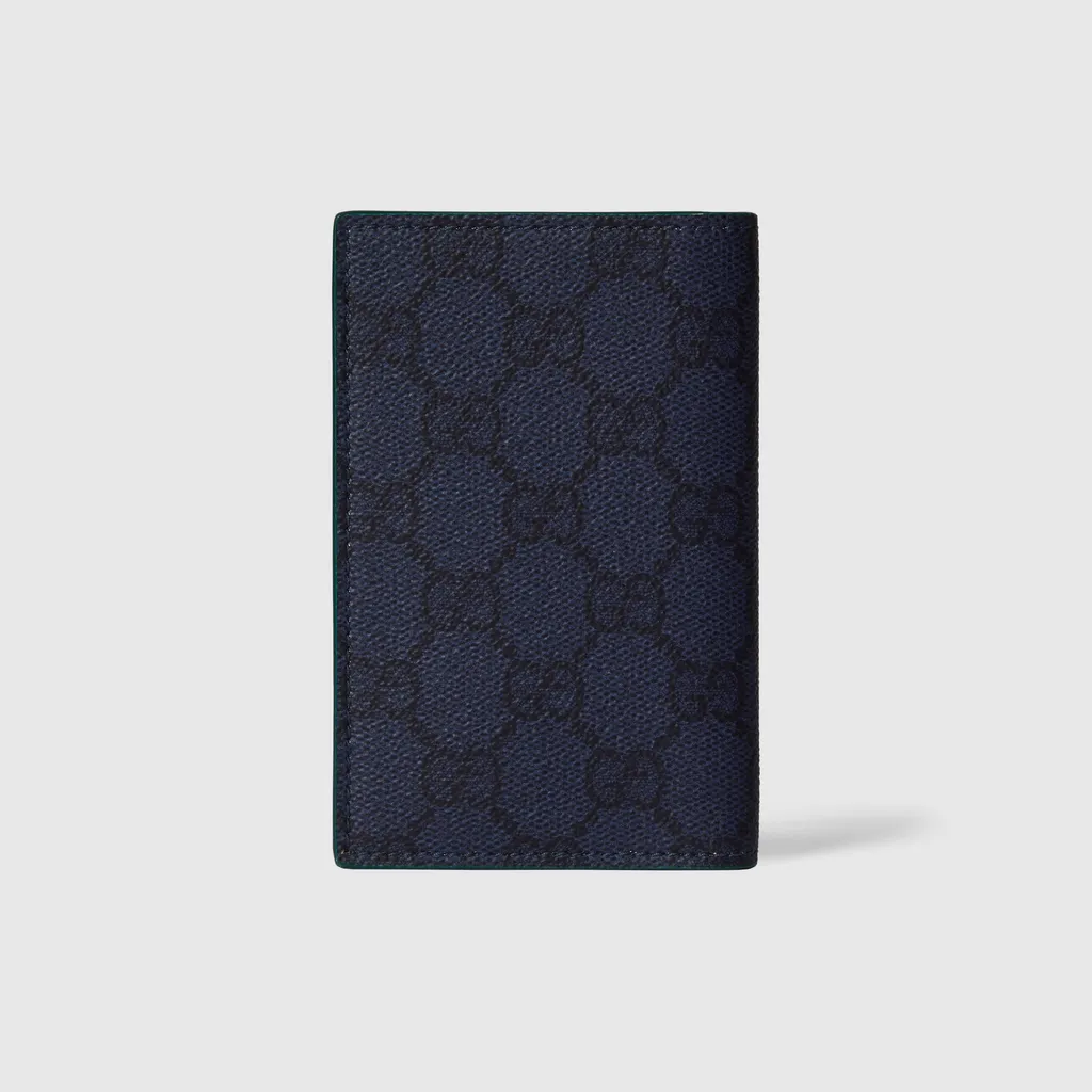 Green Interior Gg Long Card Case