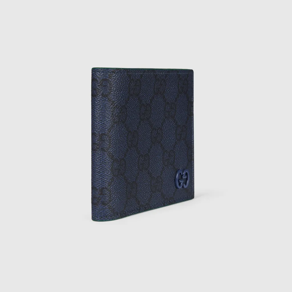 Green Interior Gg Bi-Fold Wallet
