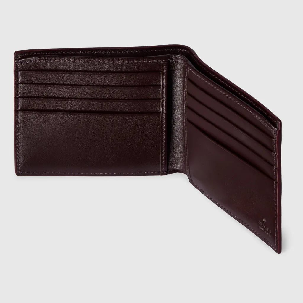 Bordeaux Interior Gg Bi-Fold Wallet